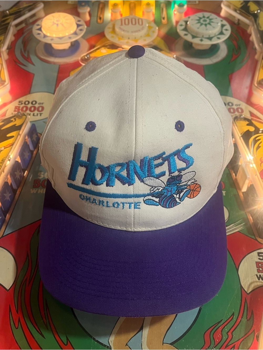 Vintage 90’s Charlotte Hornets NBA Basketball - Snapback Hat